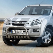 Isuzu D-Max 2012-2016 Stainless Steel A-Bar with Axle Plate