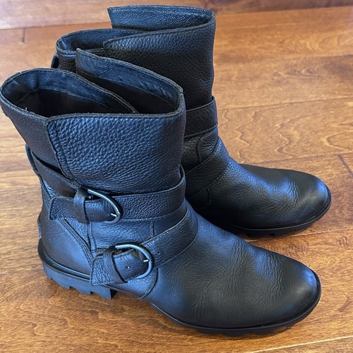 Sorel phoenix black leather - phoenix,
