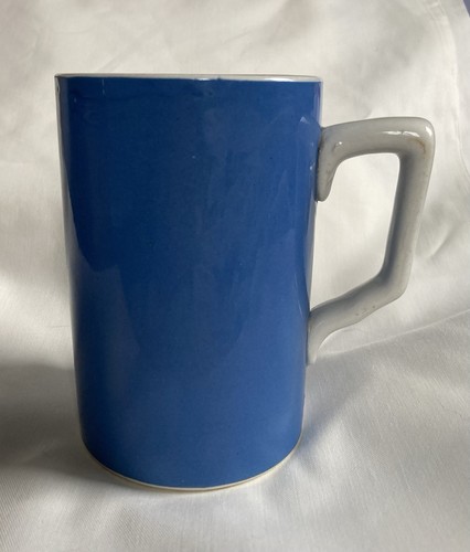Antique mocha ware blue - blue, white
