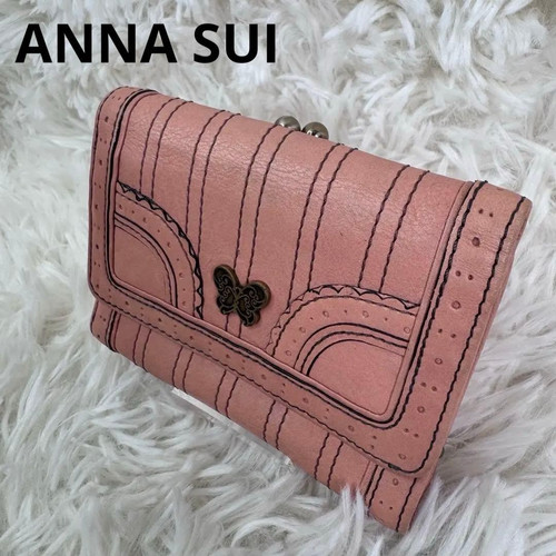 Anna sui leather trifold - leather,