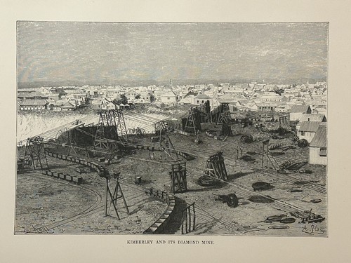 1888 view kimberley - view, diamond