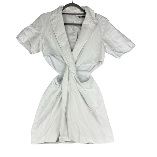 Zara dress women small - small, white