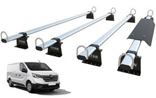 Van Roof Rack 4 Bars for VAUXHALL VIVARO Van Mk2 (2014-2019) TITAN WorkReady