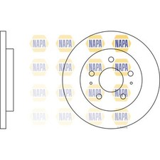 2x Brake Discs Solid For