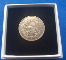 VINTAGE WEST BROMWICH ALBION FA CUP CENTENARY COIN AND NEW PRESENTATION BOX