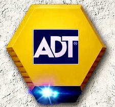 ADT VINYL REPLACEMENT STICKERS (x2)