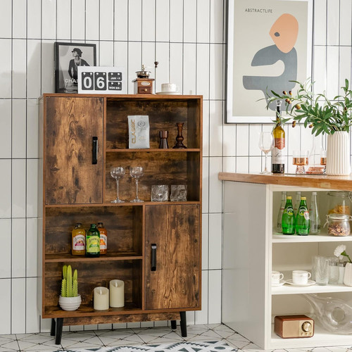 Bookcase wooden storage - wooden,