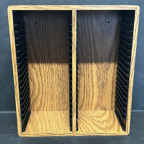 Vtg wooden rack holder - wooden,