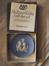 Wedgwood 1981 Royal Wedding Collection Jasperware Saucer