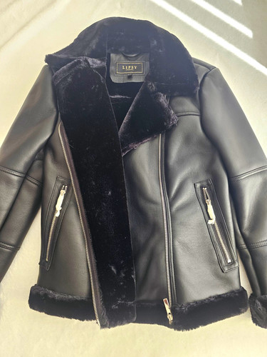 Lipsy next black faux fur - black,