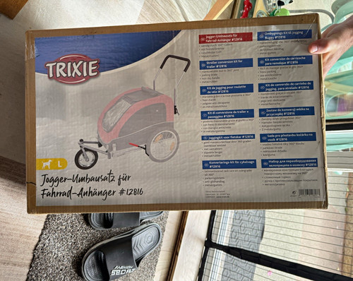Trixie dog bicycle trailer - trixie,