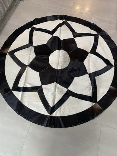 Handmade cowhide rug - cowhide, rug,