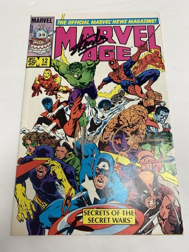 Marvel age signed stan lee - marvel,