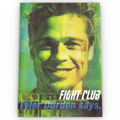 Fight club movie poster - movie, satin