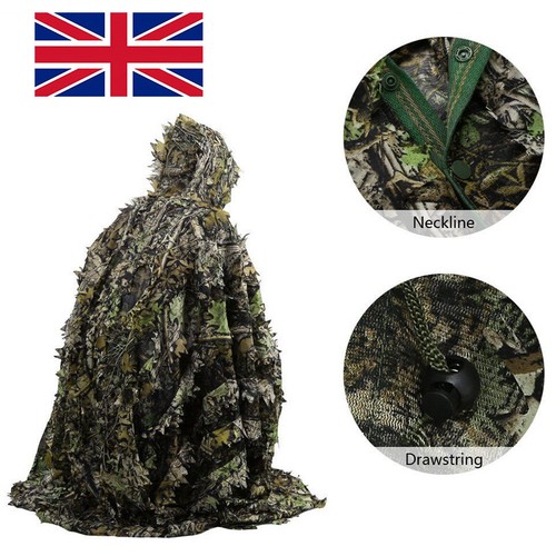Poncho adult gillie suit - adult, 3d