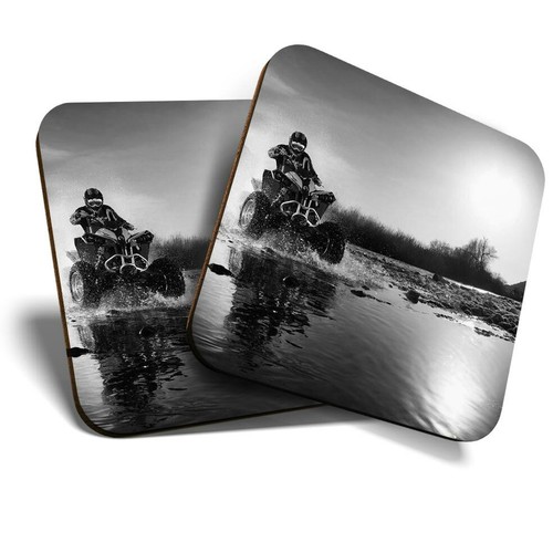 Coasters atv quad - 2, (bw)
