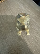Brass Pig Figurine Small