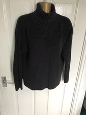 Women’s Monki Polo Neck Jumper Black Size XS Chest 40in