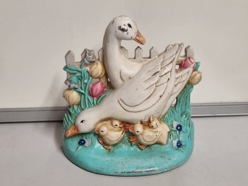 Vintage cast iron duck - vintage,