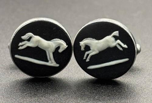 Wedgwood black horses silver - black,