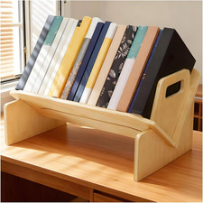 Wood Desktop Bookshelf