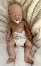 New 100% Full Silicone Reborn Doll - Weighted Newborn Girl - unpainted 