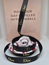 Black gold ribbon dior - gold,