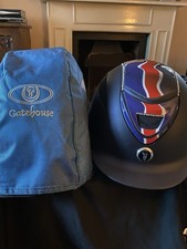 Gatehouse riding Hat, Crystals  Navy Union Jack Size 57- 58 medium  