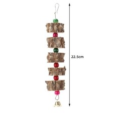 Colorful Parrot Chew Toy  For African Grey Macaws Cockatoos