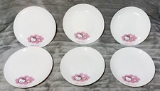 *Rare* 6x SANRIO Hello Kitty 7.5" Ceramic Porcelain Salad/ Dessert Plates Bundle