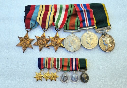 British army ww2 medal group - ww2,