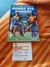 1984 Glasgow Rangers vs Dundee