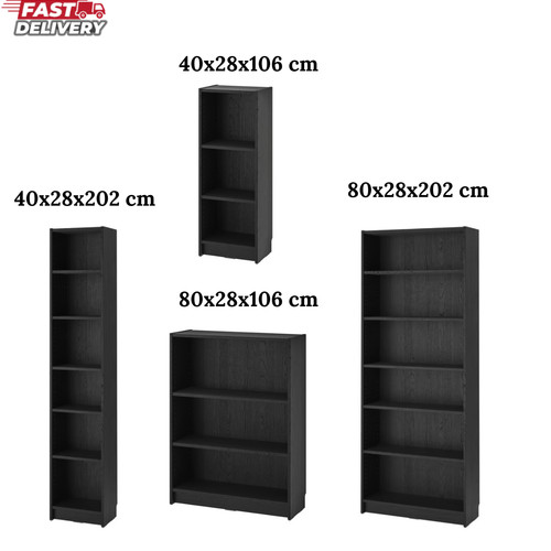 Ikea billy bookcase black - ikea,