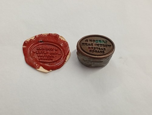 Antique wax seal - wax, with
