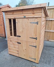 Dog Kennel Outdoor Pinelap Deluxe 4FT x 4FT Large Wooden Kennel Fully T&G 12mm