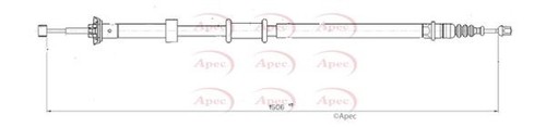 Apec rear right brake - apec,