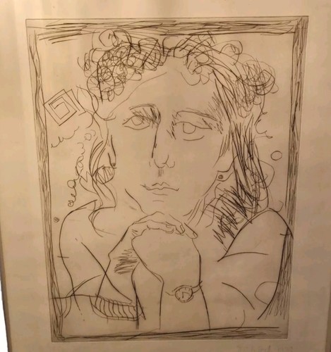 Portrait pencil sketch - pencil,