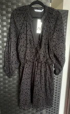 Brand new zara black - black, velvet/