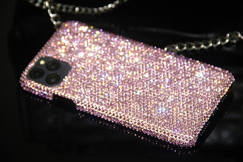 Bling pink diamond case - bling,