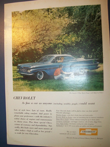 1959 chevy chevrolet impala - 1959,