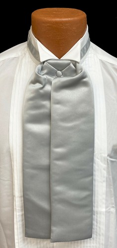 Men silver grey - men's, satin