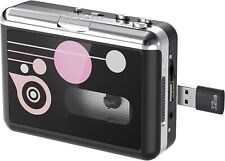 Cassette Player, Portable USB Cassette to MP3 Converter, Save into USB Drive