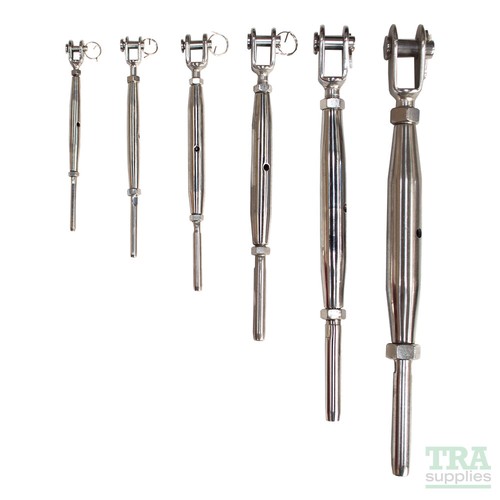 Stainless steel rigging screw - steel,