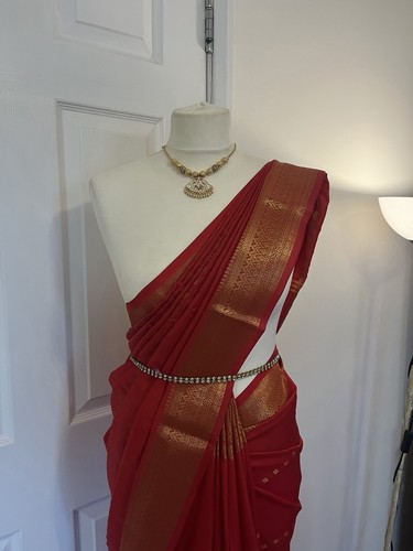 Women red gold cotton - red, &