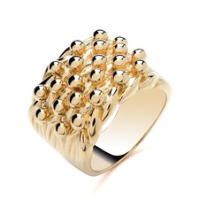 9CT GOLD ON SILVER 925 HEAVY