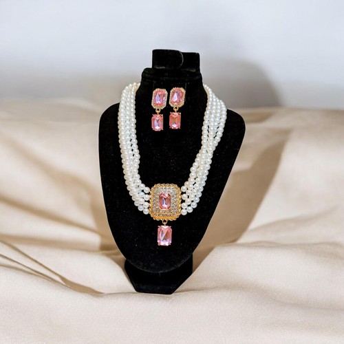 Vintage style pink emerald - style,
