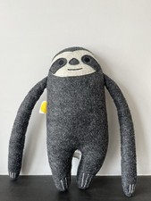 Eve Mattresses Sleep Sloth Soft Felt Toy Dark Grey 13”