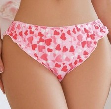 Woman’s CD TV Heart Stretch  Knickers  Panties Briefs Underwear Size XL 16