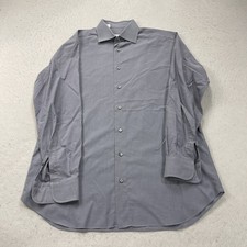 Brioni Shirt Mens 16.5 42 Gray