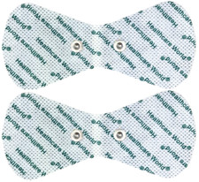 TENS Electrode Pads With 3.5mm Stud Butterfly Shaped - Pack of 2